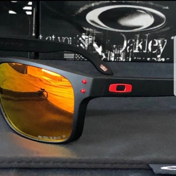 OO9102 Oakley Holbrook Ruby Iridium Prizm Polarized Sunglasses - Picture 3 of 6